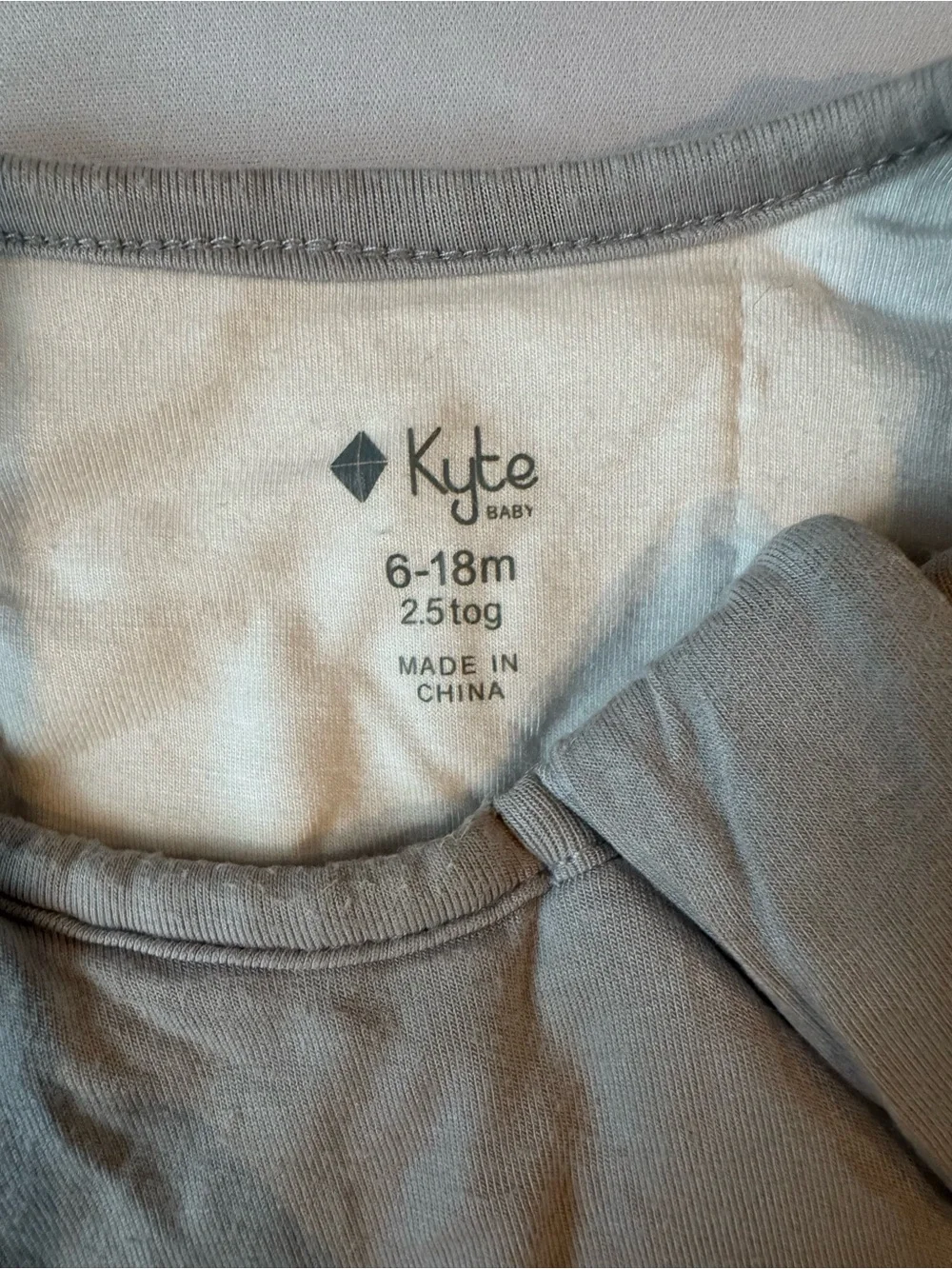 Kyte BABY Gray Sleeveless Sleep Sack